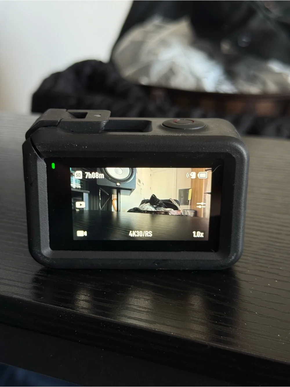 DJI Action 4 Action Camera - Black with Red Accent